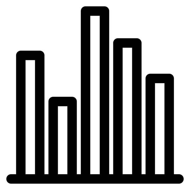 Volume meter line icon, vector illustration You can change the stroke in the vector data. sho instrument stock illustrations