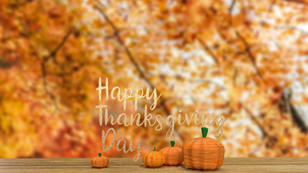 istock pumpkin in autumn season for thanksgiving concept 3d rendering 1346147149