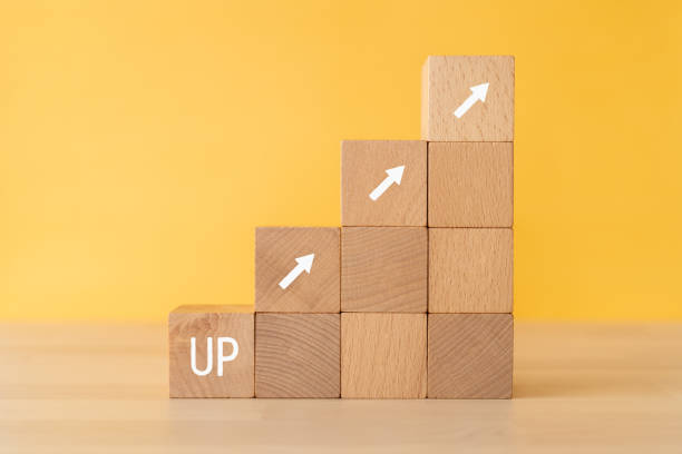 istock Wooden blocks with 