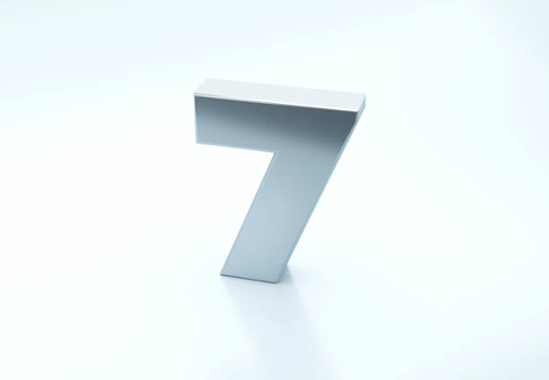 istock Number Seven Over The Blue Background 1346159477