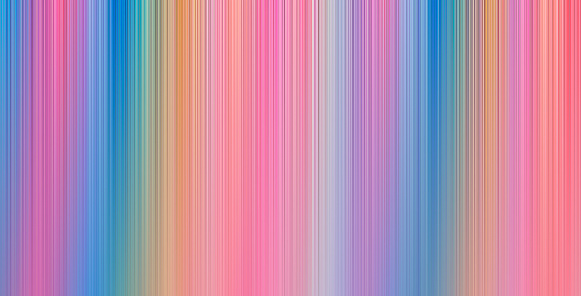 Rainbow color spectrum fade background, fading from defined to out of focus lines