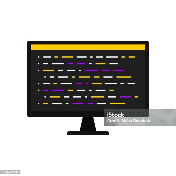Layar Coding Pemrograman Pemrograman Menulis Kode Di Layar Komputer Coding Pengembangan Dan ...