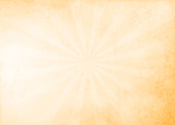 istock Beige or golden light brown coloured scuffed rustic grunge vector retro horizontal blank and empty backgrounds with a subtle sunburst 1346169119