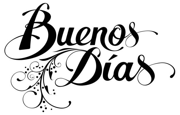  Buenos Dias Buenos Días O Buenas Noches En Español Ilustración Disponible