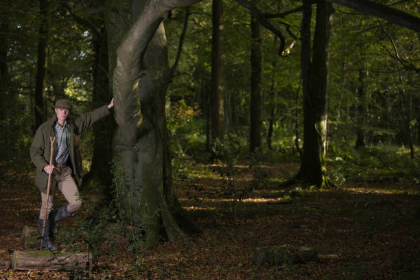 istock Countryman in the woods 1346177067