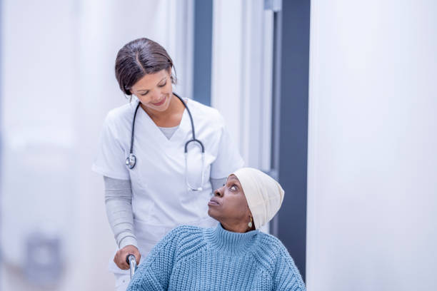istock Cancer Patient on her Way to Treatment 1346178245