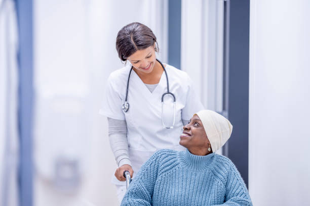istock Cancer Patient on her Way to Treatment 1346178255