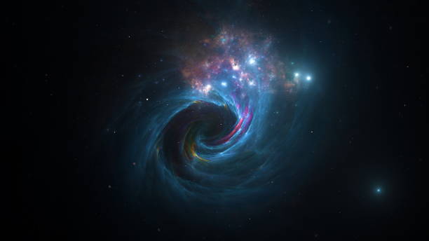 istock Galaxy stars planets star clusters, colored gas clouds in abstract space. Outer space. Space nebula. 3d render 1346180692