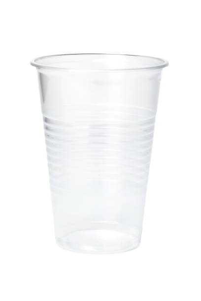 istock close up of plastic cup on white background 1346182219
