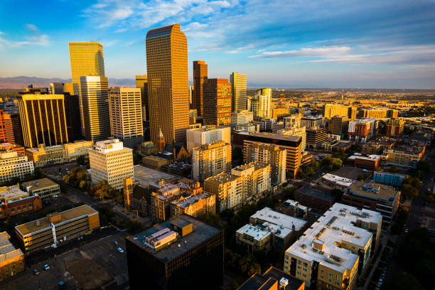 istock Morning Sunrise above Denver Colorado 1346182590