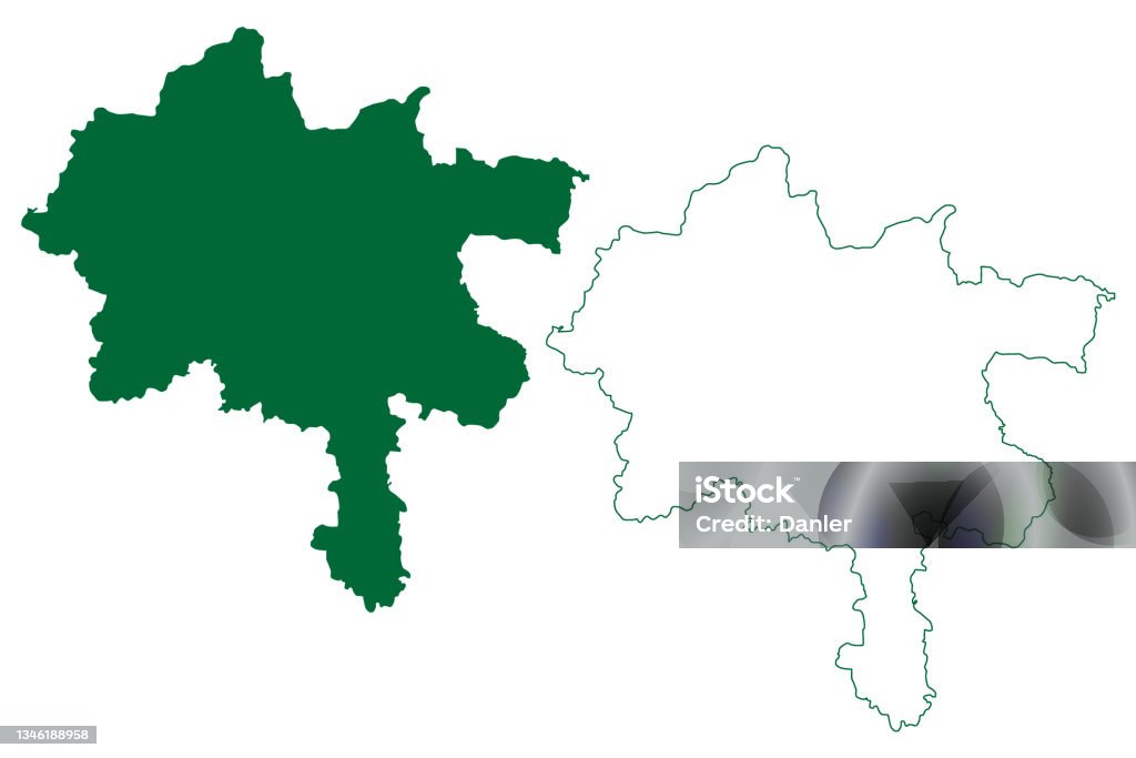 Chatr Map Chatra District Map Vector Illustration Scribble Sketch Chatra Map ...