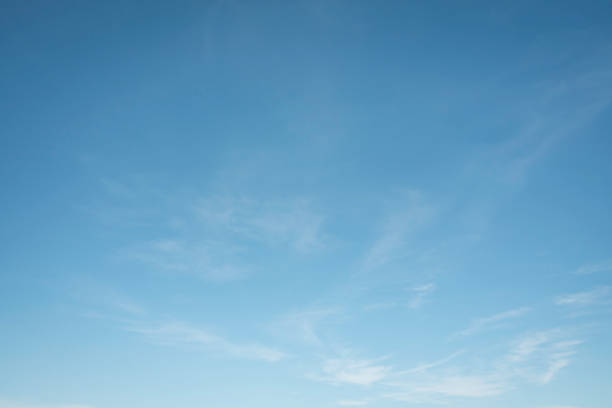 istock Summer blue sky cloud gradient fade white background. Beauty clear cloudy in sunshine calm bright winter air bacground. Wide vivid cyan landscape in environment day Outdoor horizon skyline spring wind 1346192287