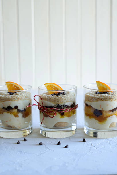 istock Orange tiramisu. Italian dessert. 1346193681