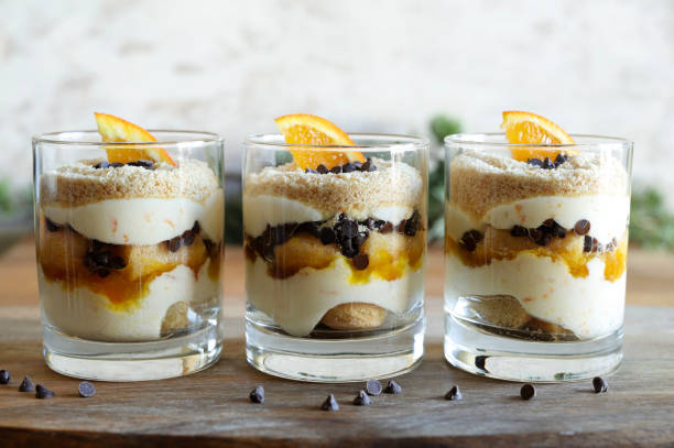 istock Orange tiramisu. Italian dessert. 1346193700