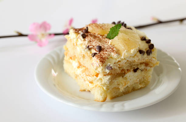 istock Pineapple Tiramisu. Italian dessert. 1346194026