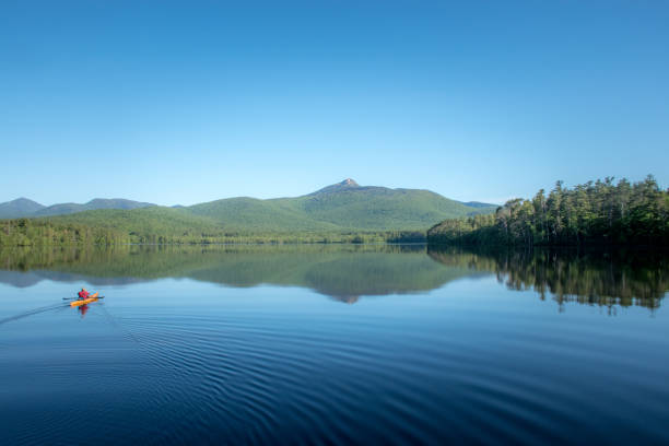 Kayaker of Chocorua Lake