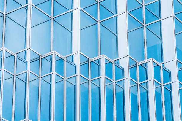 istock Architecture details Modern Building Glass facade Business background 1346198865