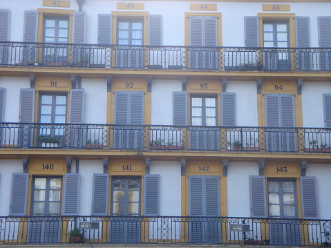 buildings in San Sebastian, Donostia, Spain