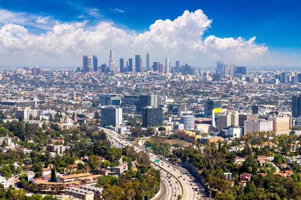 istock Panoramic view of Los Angeles 1346202245