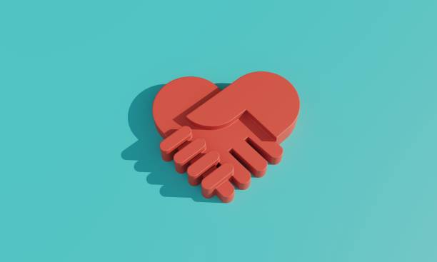 Gratitude Concept With Heart Symbol stock photo