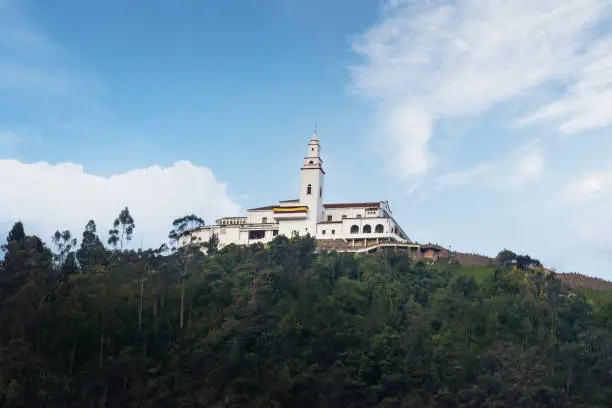 Monserrate Church on top of Monserrate Hill - Bogota, Colombia
