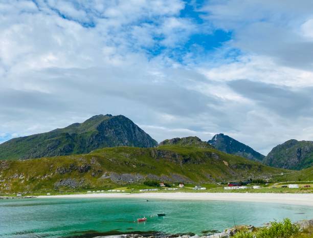 istock Beautiful White Sand In Lofoten 1346214204