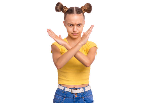 istock Girl emotions and signs 1346216187