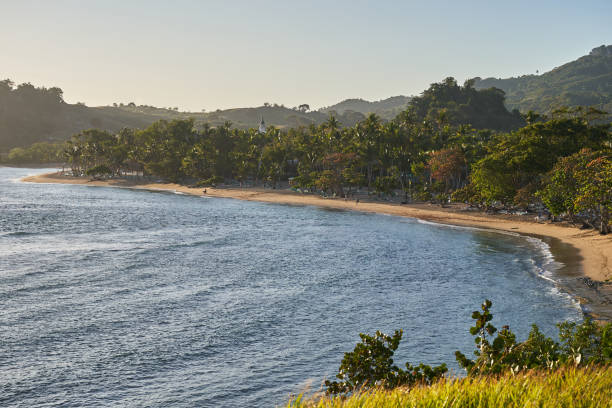 istock Ocean coast in the tropics with a sandy beach 1346217714