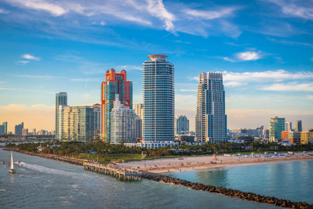 istock South Beach, Miami, Florida, USA over South Pointe Park 1346228352