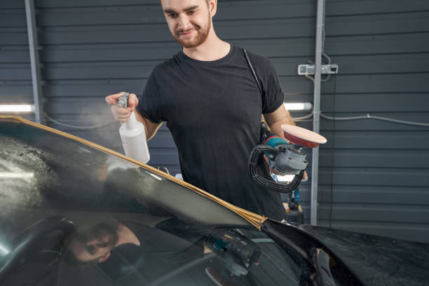 istock Process of machine cleansing in automobile repair service center 1346235651