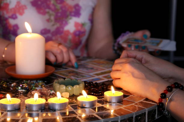 Fortune telling session, seeing the destiny and astrology