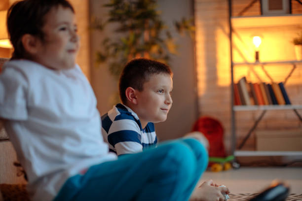 istock Kids playing video games 1346249994