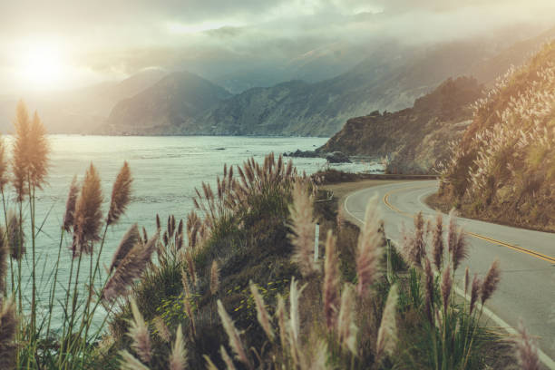 California Highway 1 United States of America Scenic Route. September Scenery.