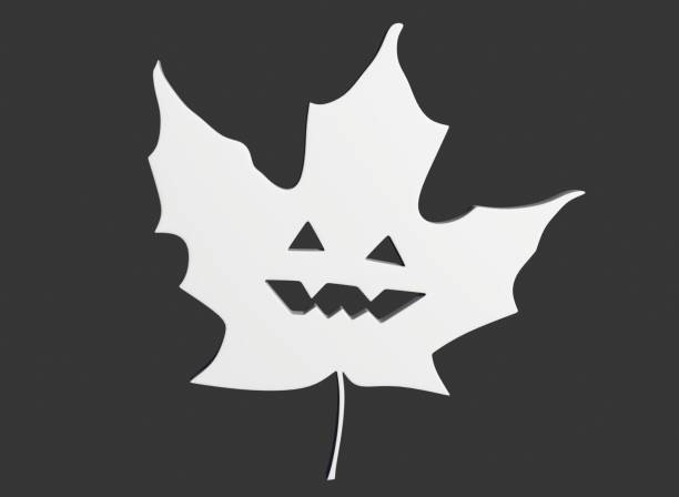 istock Halloween decorations on the black background 3D-rendering 1346261161