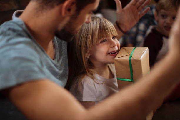 istock Santa has been to this home already 1346262377
