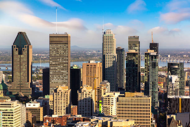 istock Panoramic view of Montreal, Canada 1346263317