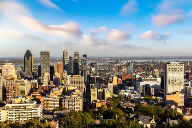 istock Panoramic view of Montreal, Canada 1346263335