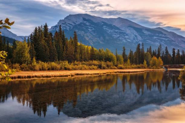 istock Fall Park In The Canmore Mountains 1346264081