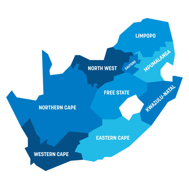 南アフリカ - 州の地図 - limpopo province点のイラスト素材／クリップアート素材／マンガ素材／アイコン素材