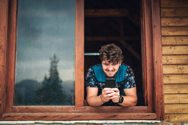 istock Tell your friends about your adventures. 1346265392