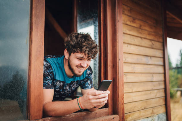 istock Tell your friends about your adventures. 1346265396