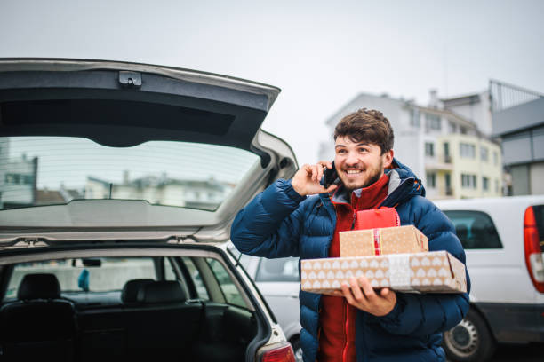 istock Buying the Christmas presents. 1346265398
