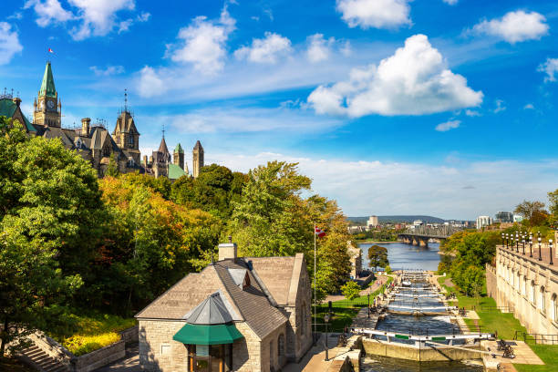 istock Rideau Canal Locks and parliament Ottawa 1346265558