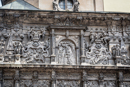Boim Chapel facade detail - Lviv, Ukraine