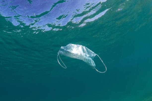 istock Face mask in the ocean 1346268863