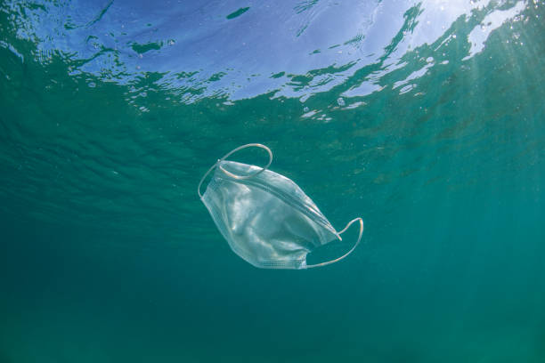 istock Face mask in the ocean 1346268864