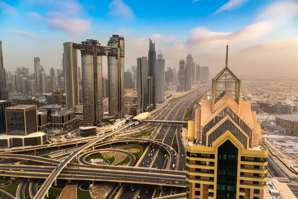istock Aerial view of Dubai 1346272249