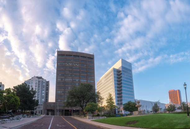 istock Windsor, Ontario Skyline - Fog at Dawn 1346278132