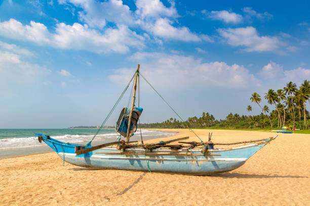 istock Fishing boat  in Sri Lanka 1346278332