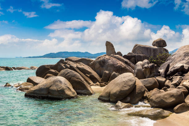 istock Hin Ta Hin Ya at Koh Samui island 1346285217